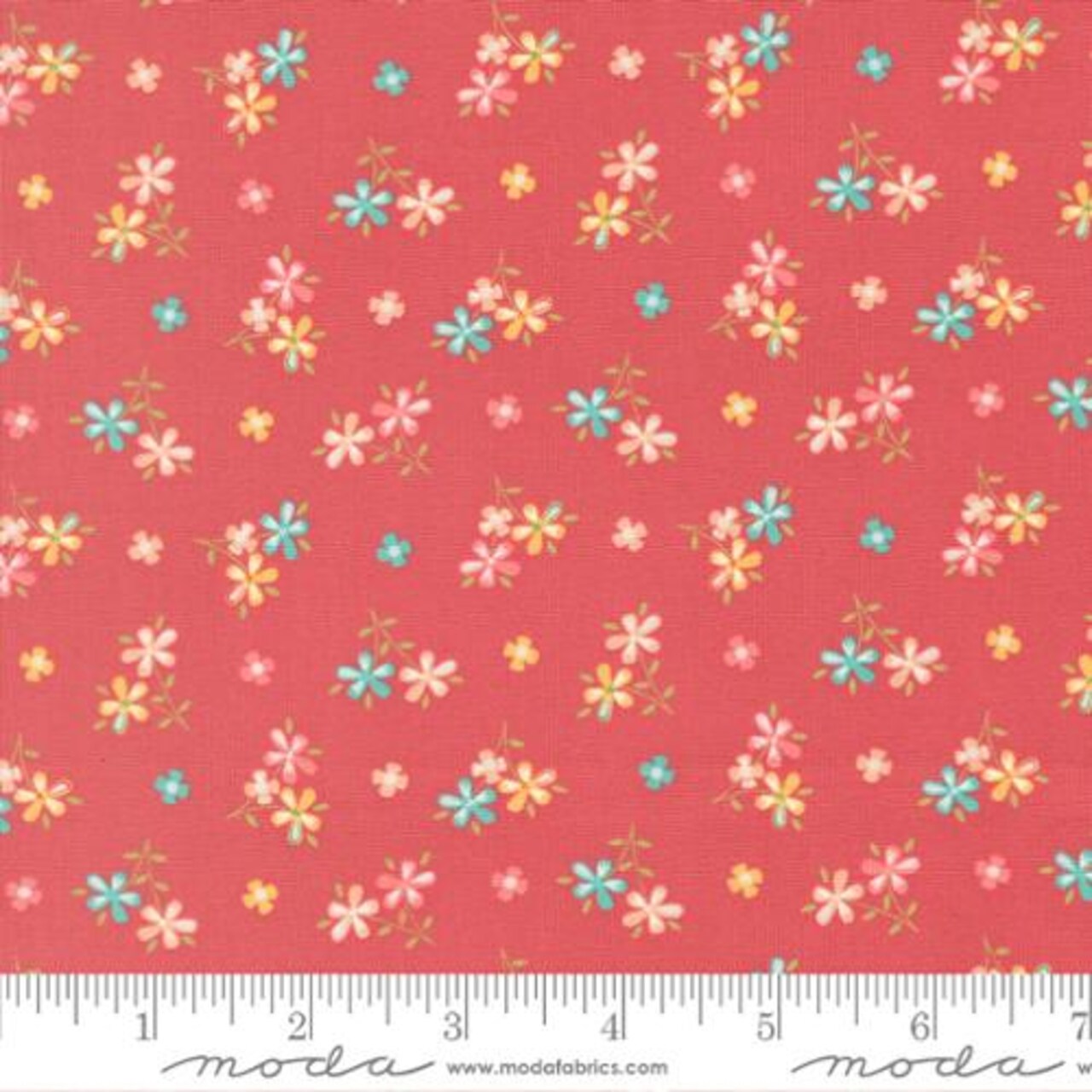 Fabric Moda Strawberry Love Me Florals In the Garden by the Quarter Yard 29235-12